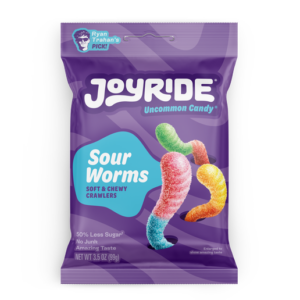 Joyride Sour Worms Gummy Crawlers 3.5oz 10ct